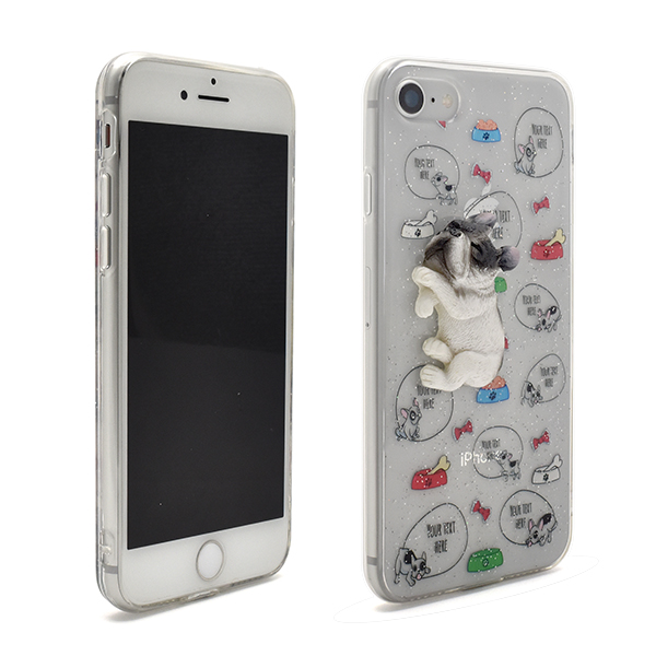 スマホケース かわいい3dわんこ Iphone8 Iphone7用すやすやわんこケース 株式会社プラタ 直輸入ショップ 卸売り店