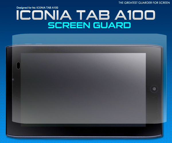<タブレット用品><液晶保護シール>ICONIA TAB A100（アイコニア）用液晶保護シール