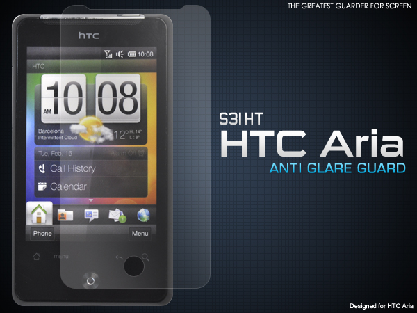 <液晶保護シール>HTC（エイチティシ－） Aria (S31HT)用液晶保護シール