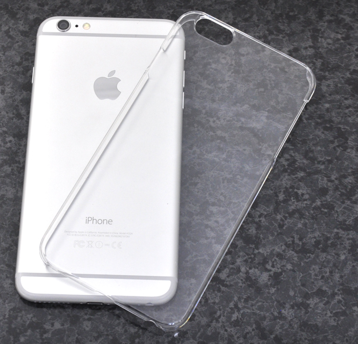<スマホ用素材アイテム>全面印刷に最適! iPhone6 Plus/6s Plus専用フラットハードホワイトケース
